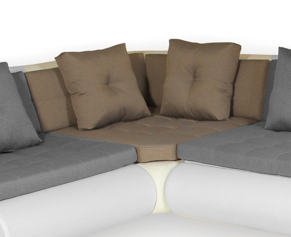 Диван Корона NEW (Ш-2400 х 3820 х Г-1920 )/Разные Цвета 