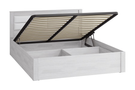 Кровать Монако 1.6 м ясень белый