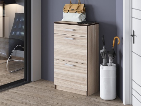 Обувница Ясень Шимо Светлый ЛДСП (Ш-600| В-1003 |Г-320 мм)