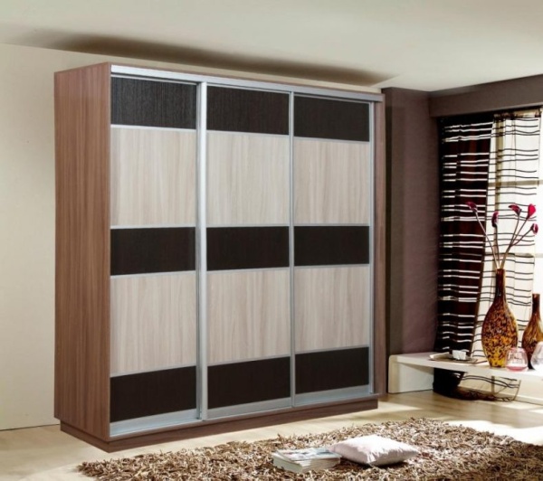 Шкаф-Купе 3-х Створчатый Тиффани К-004 Ш-1800/2100/2200 мм/Разные Цвета и Размеры